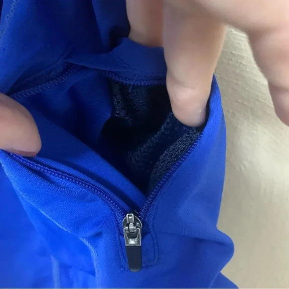 Coolibar Women's Freestyle Short Sleeve Rash Guard Baja Blue Size XS - Picture 9 of 13